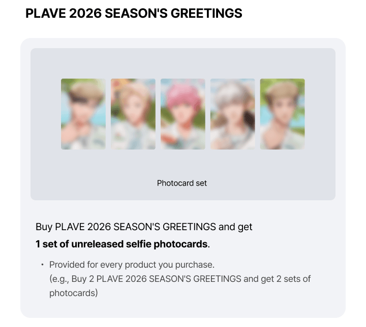 PLAVE <Heart Tracker> 2026 SEASON’S GREETINGS
