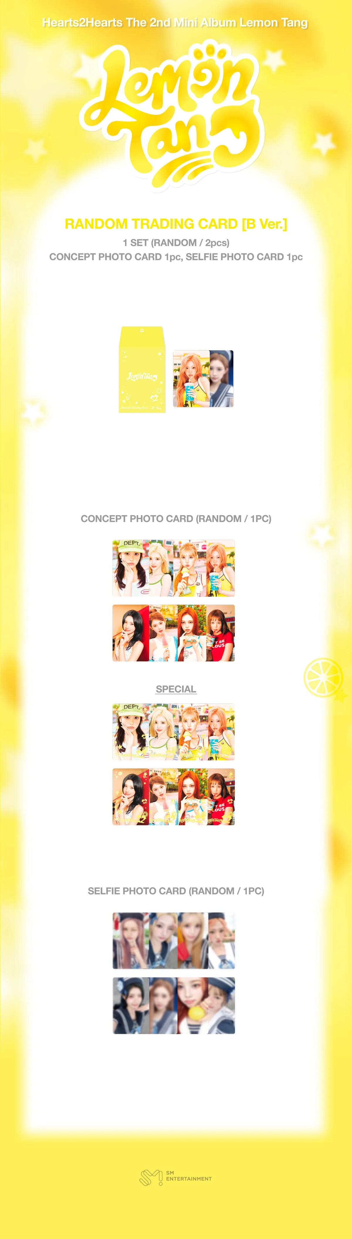 HEARTS2HEARTS <LEMON TANG> OFFICIAL MERCH TRADING CARD B VER