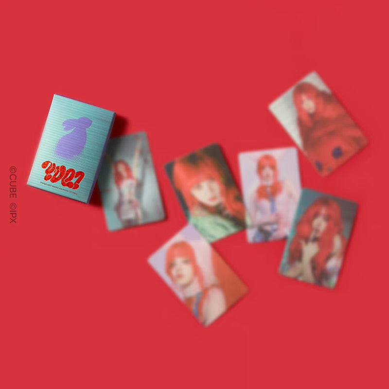 YUQI <HAPPY FREAK DAY> POP-UP PHOTOCARD SET