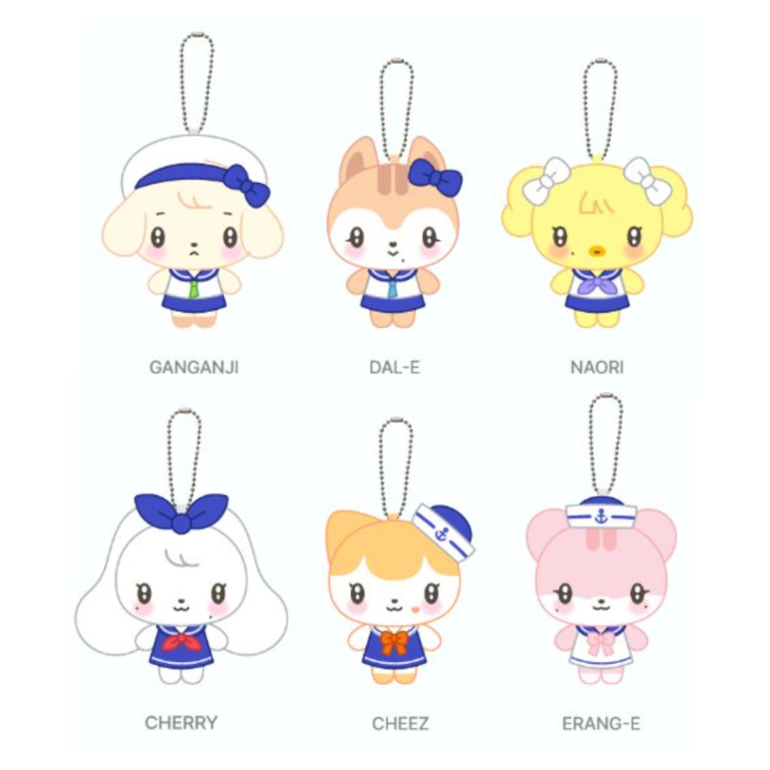 IVE <DIVE INTO MINIVE> OFFICIAL MD MINIVE MARINE LOOK PLUSH KEYRING (26 POINTS)