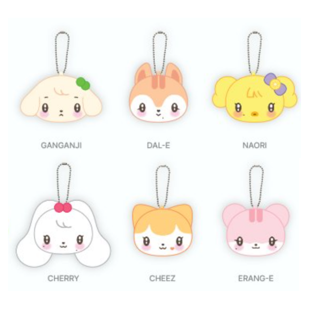 IVE <DIVE INTO MINIVE> OFFICIAL MD MINIVE FACE KEYRING (18 POINTS)