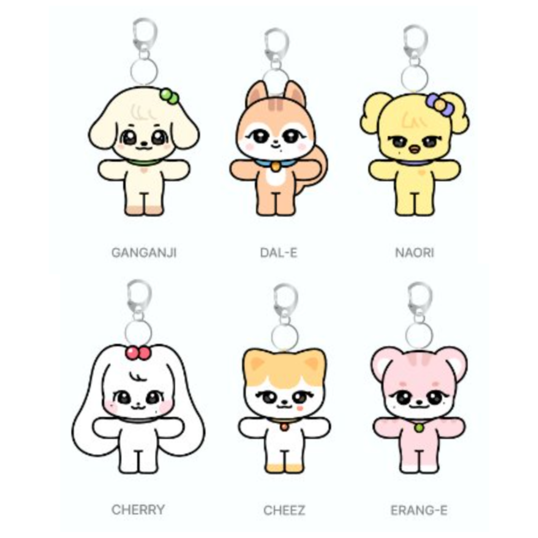 IVE <DIVE INTO MINIVE> OFFICIAL MD MINIVE 10CM PLUSH KEYRING (23 POINTS)