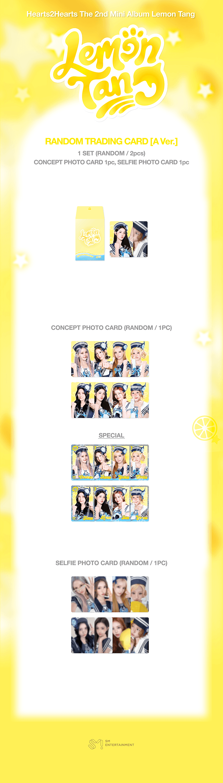 HEARTS2HEARTS <LEMON TANG> OFFICIAL MERCH TRADING CARD A VER