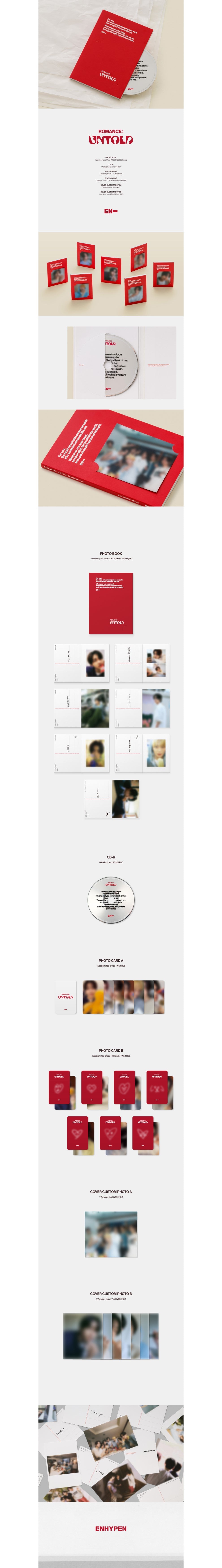 ENHYPEN <ROMANCE : UNTOLD> ENGENE VER