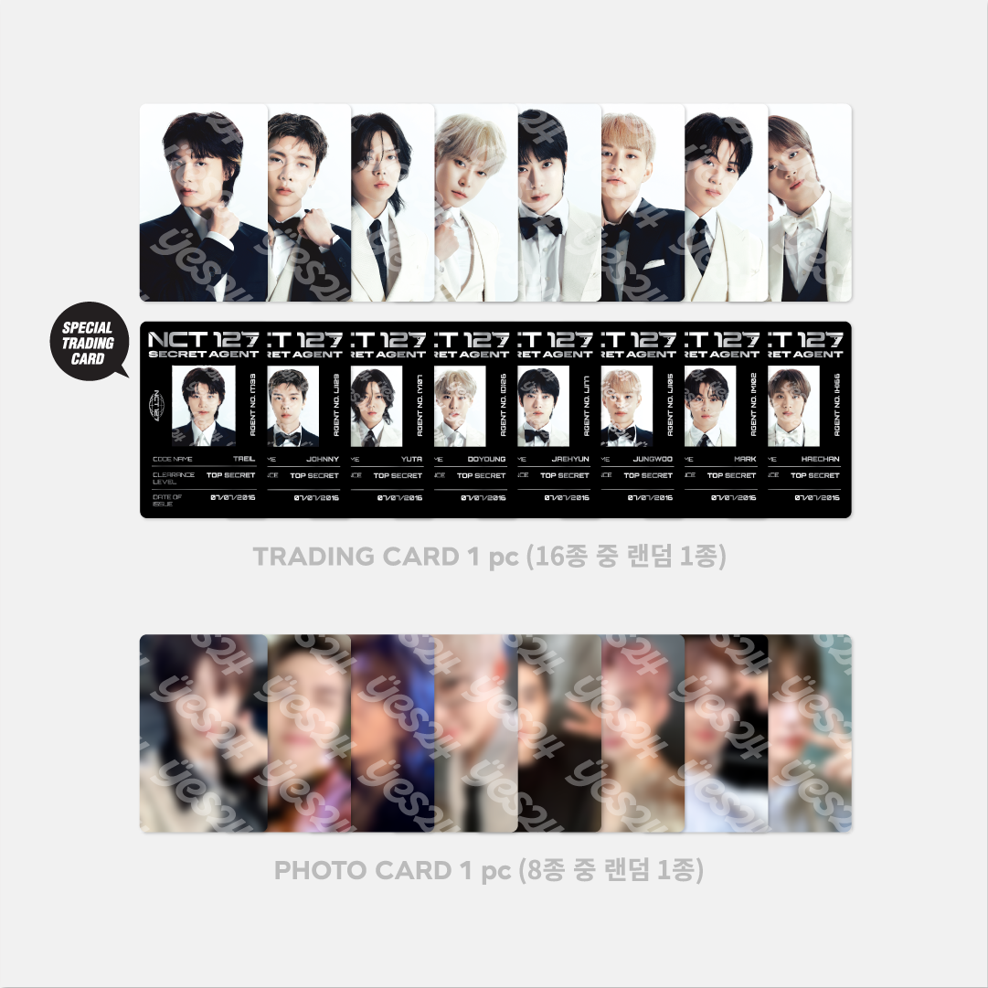 NCT 127 <8ECRET INVITATION> TRADING CARD