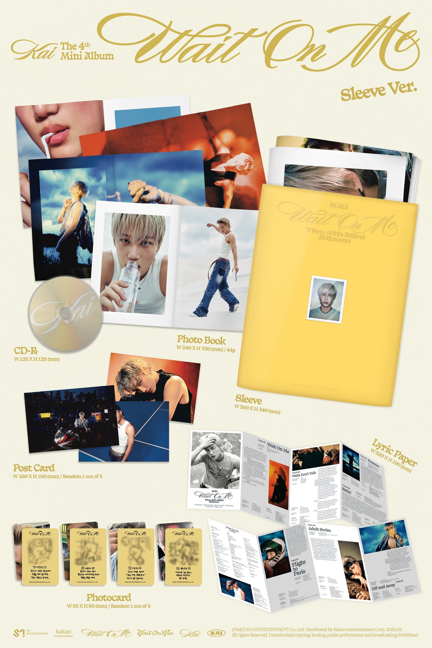 KAI <Wait On Me> SLEEVE VER