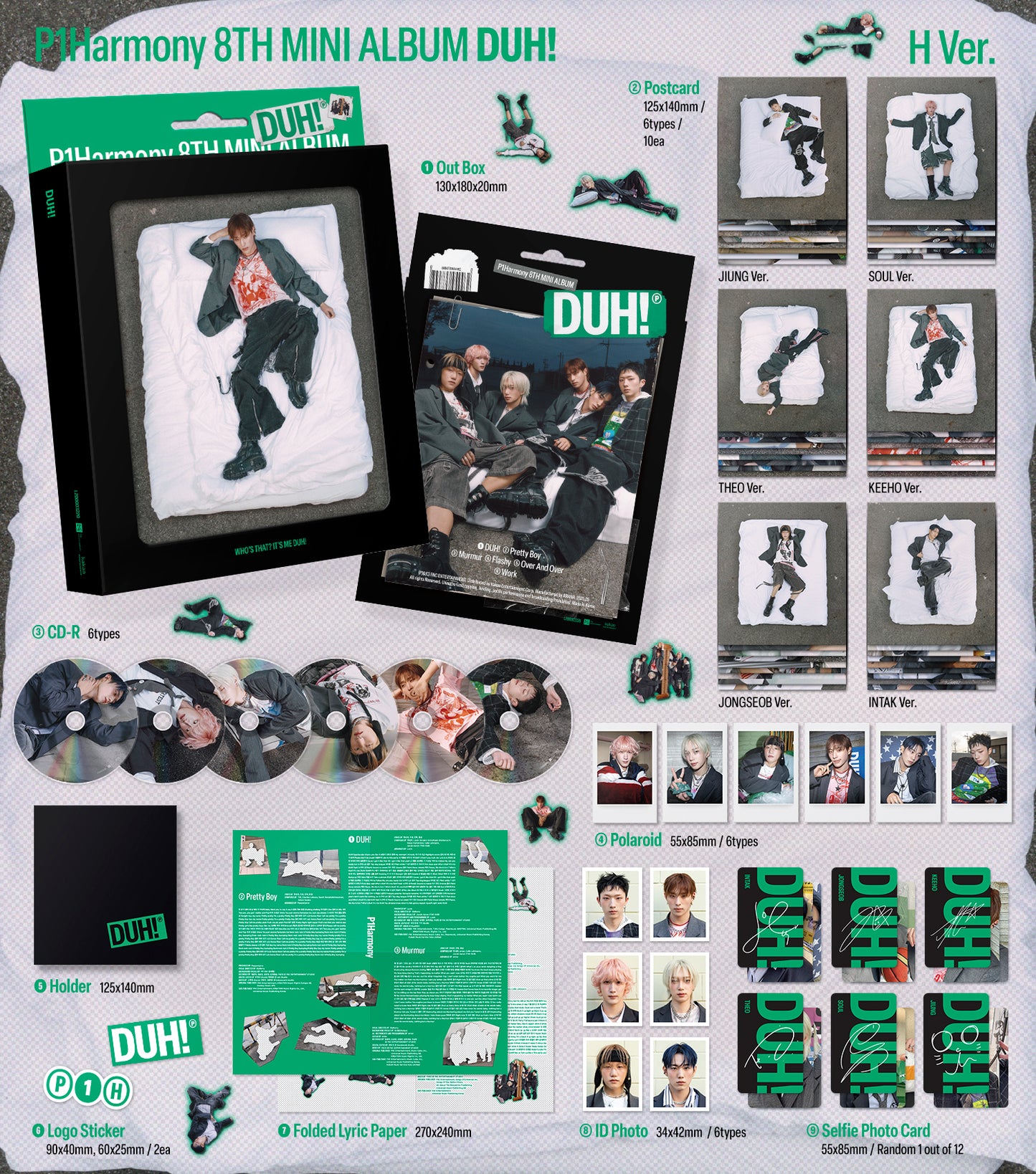 【预购】P1Harmony<duh> H VER</duh>
