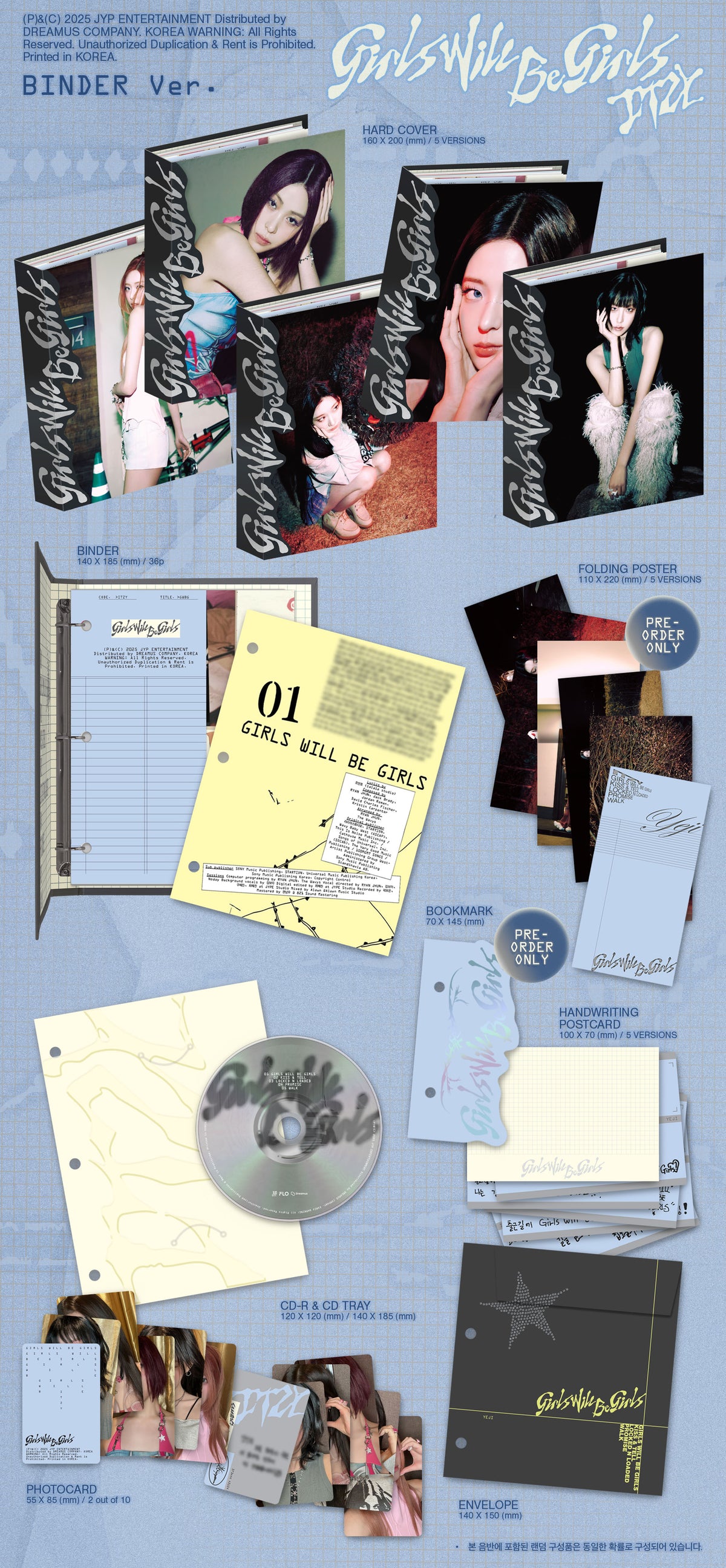 ITZY <Girls Will Be Girls> Binder Ver