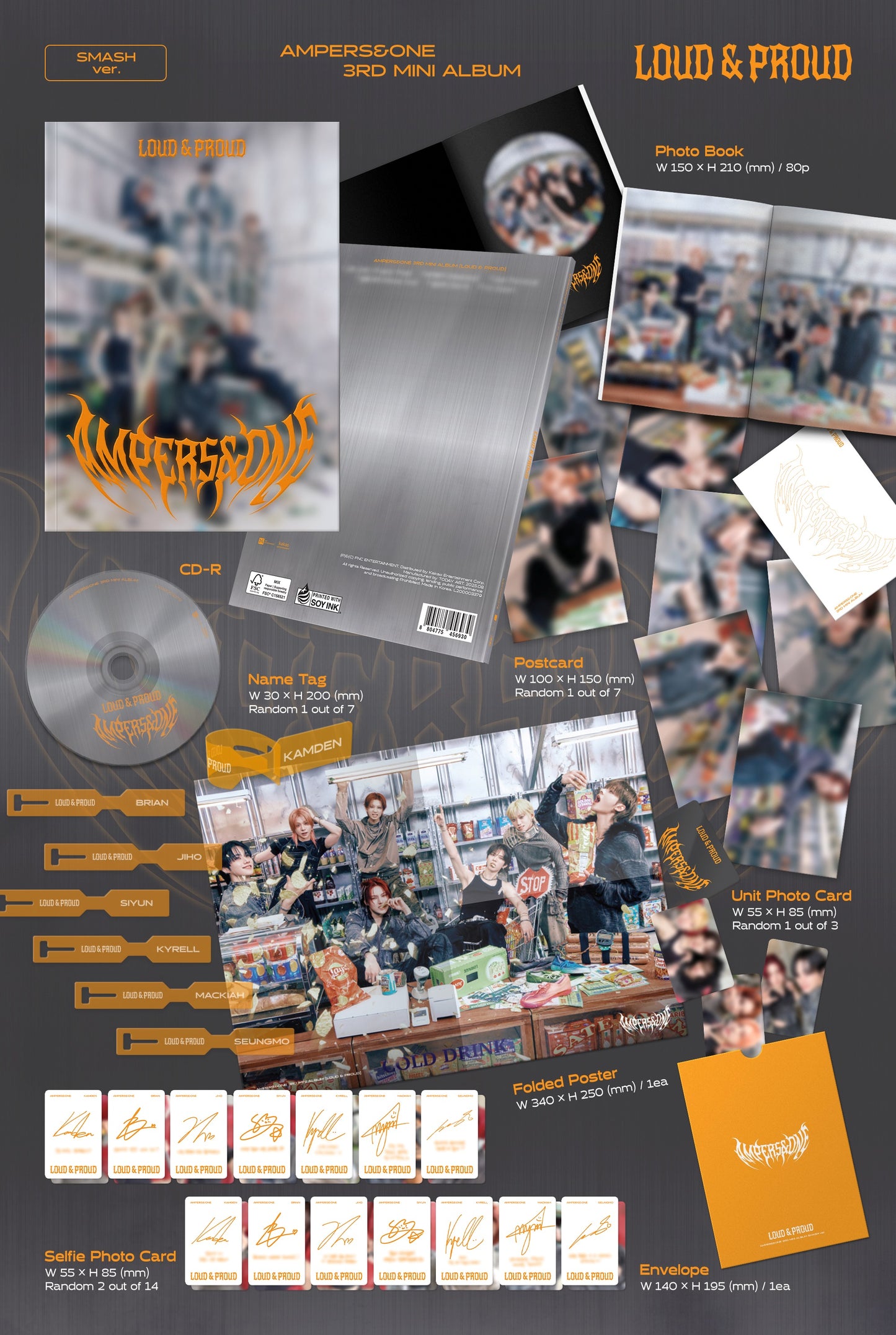 【预购】AMPERS&ONE<loud proud> (随机的)</loud>