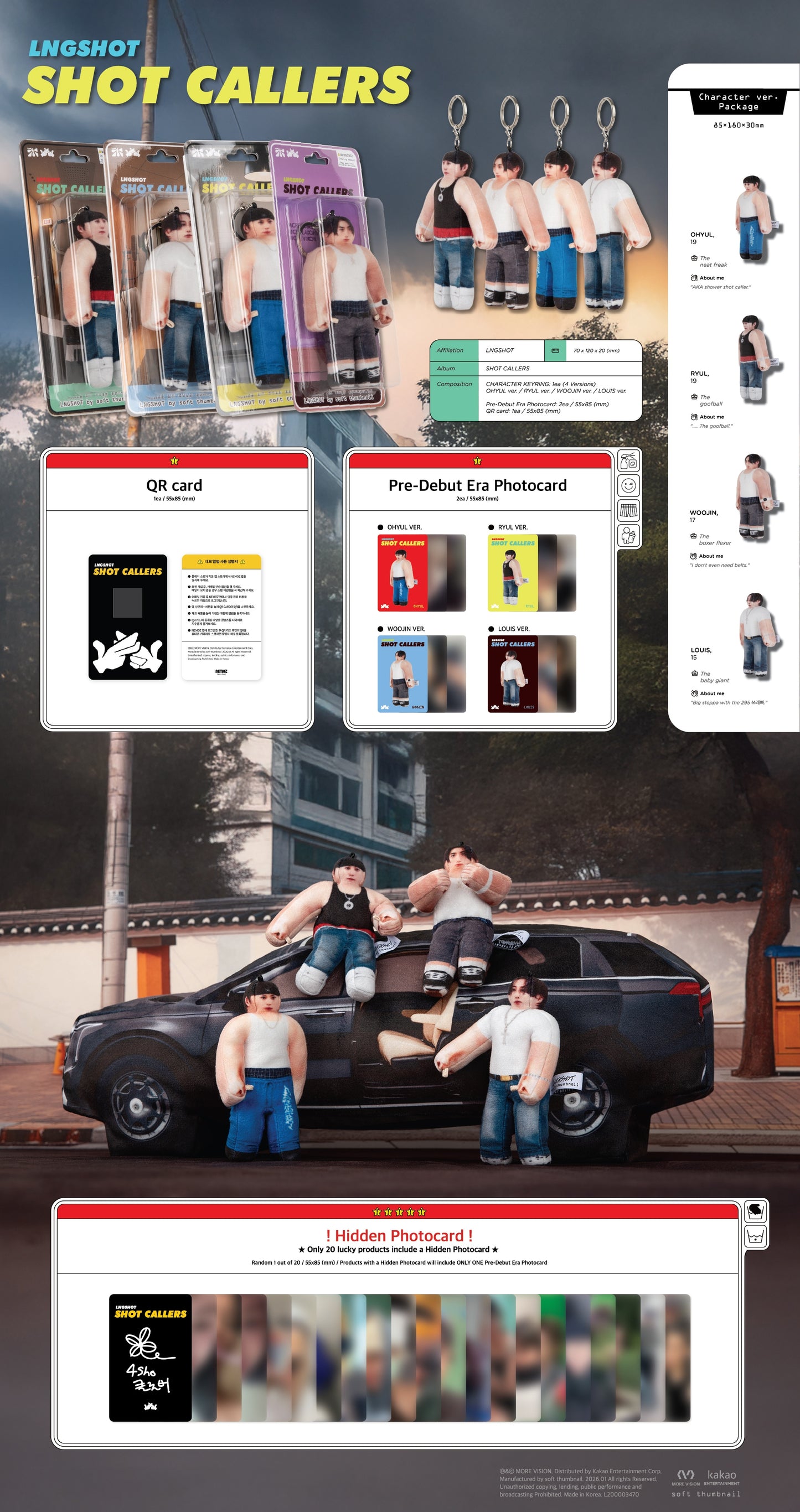 LNGSHOT <SHOT CALLERS> CHARACTER VER (RANDOM VER)