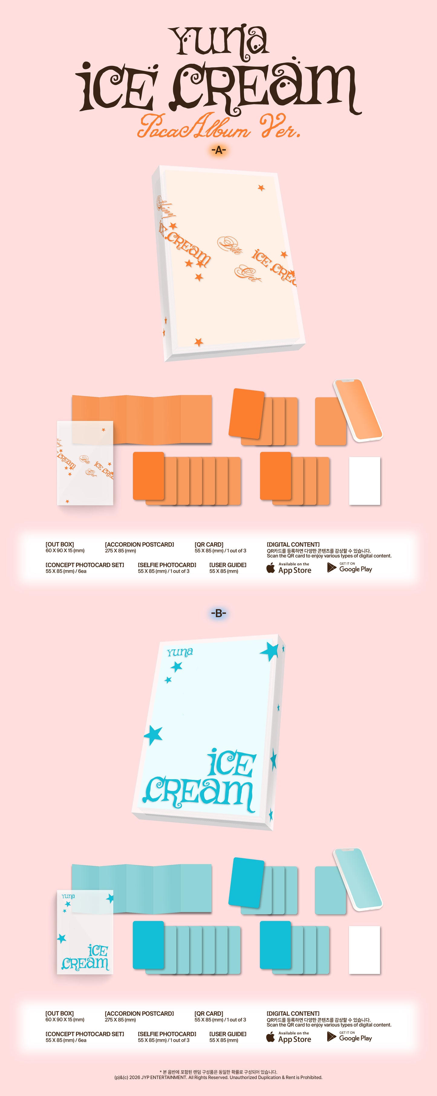 YUNA <ICE CREAM> POCAALBUM VER
