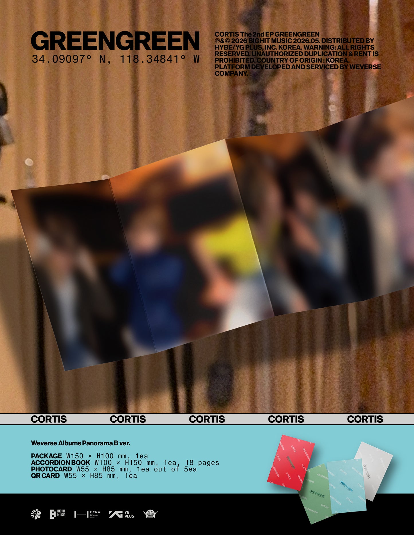 CORTIS <GREENGREEN> WEVERSE ALBUM VER