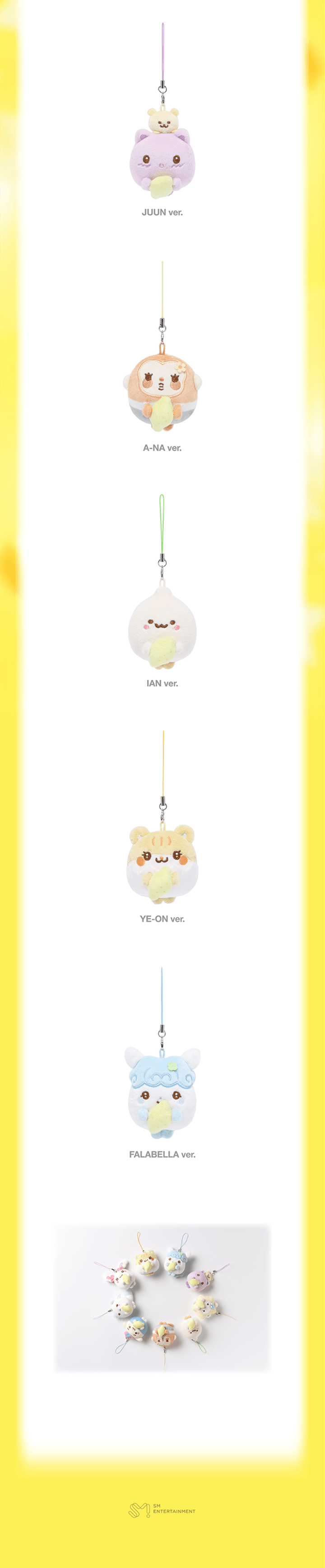 HEARTS2HEARTS <LEMON TANG> OFFICIAL MERCH LEMON MINI DOLL KEYRING