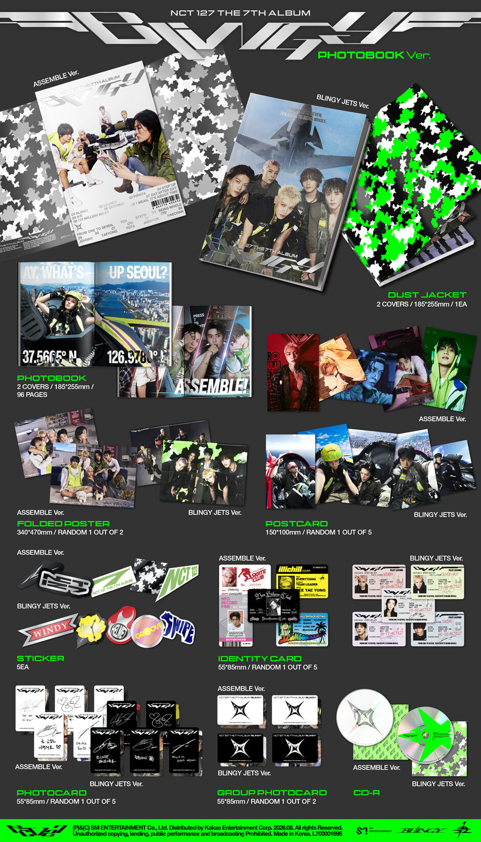 NCT 127 <BLINGY> PHOTOBOOK Ver