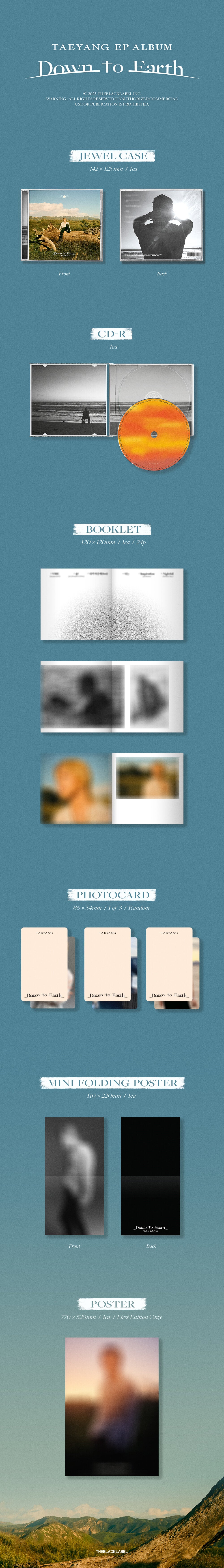 TAEYANG <DOWN TO EARTH>