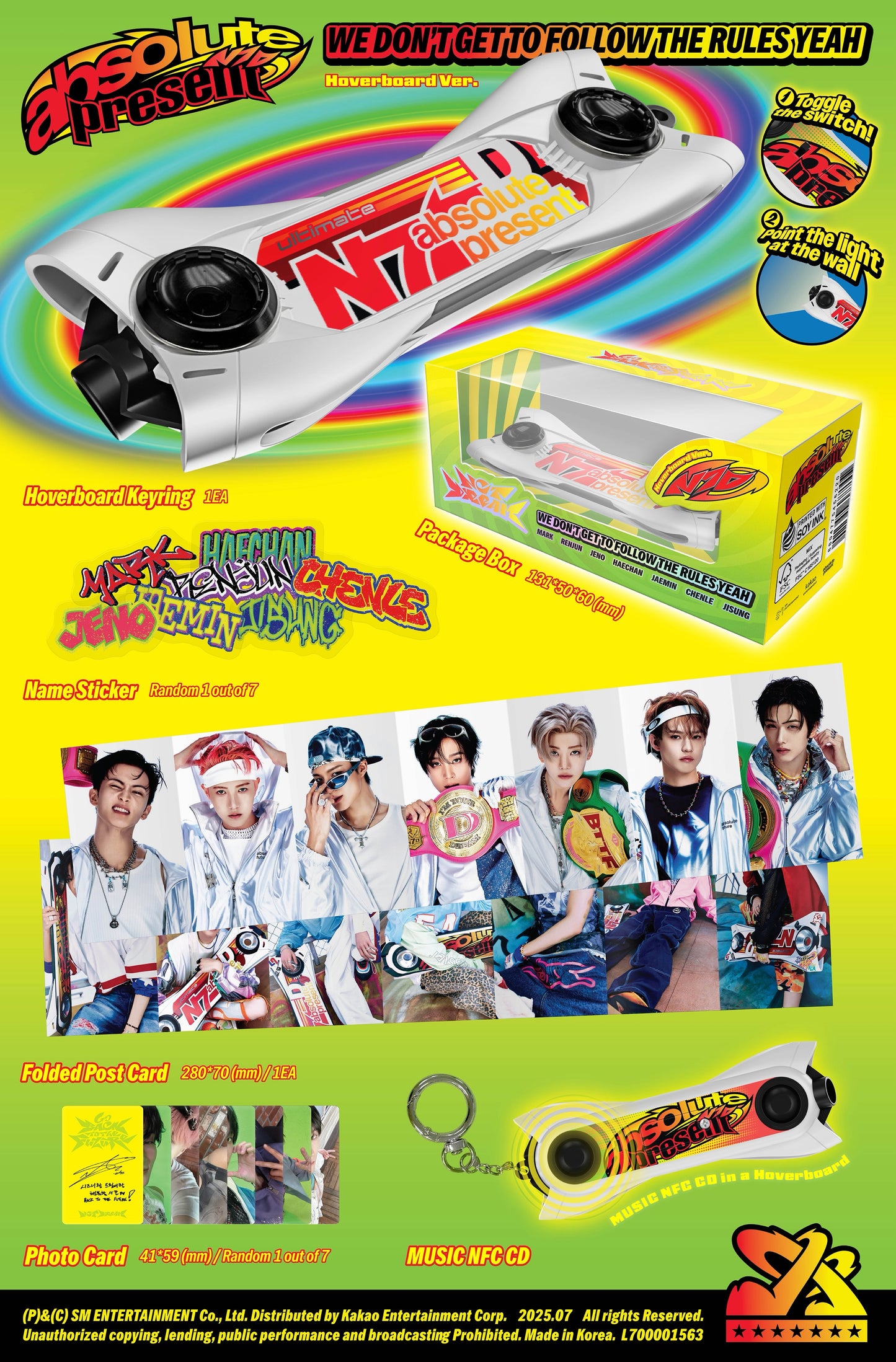 NCT DREAM <Go Back To The Future> Hoverboard Ver
