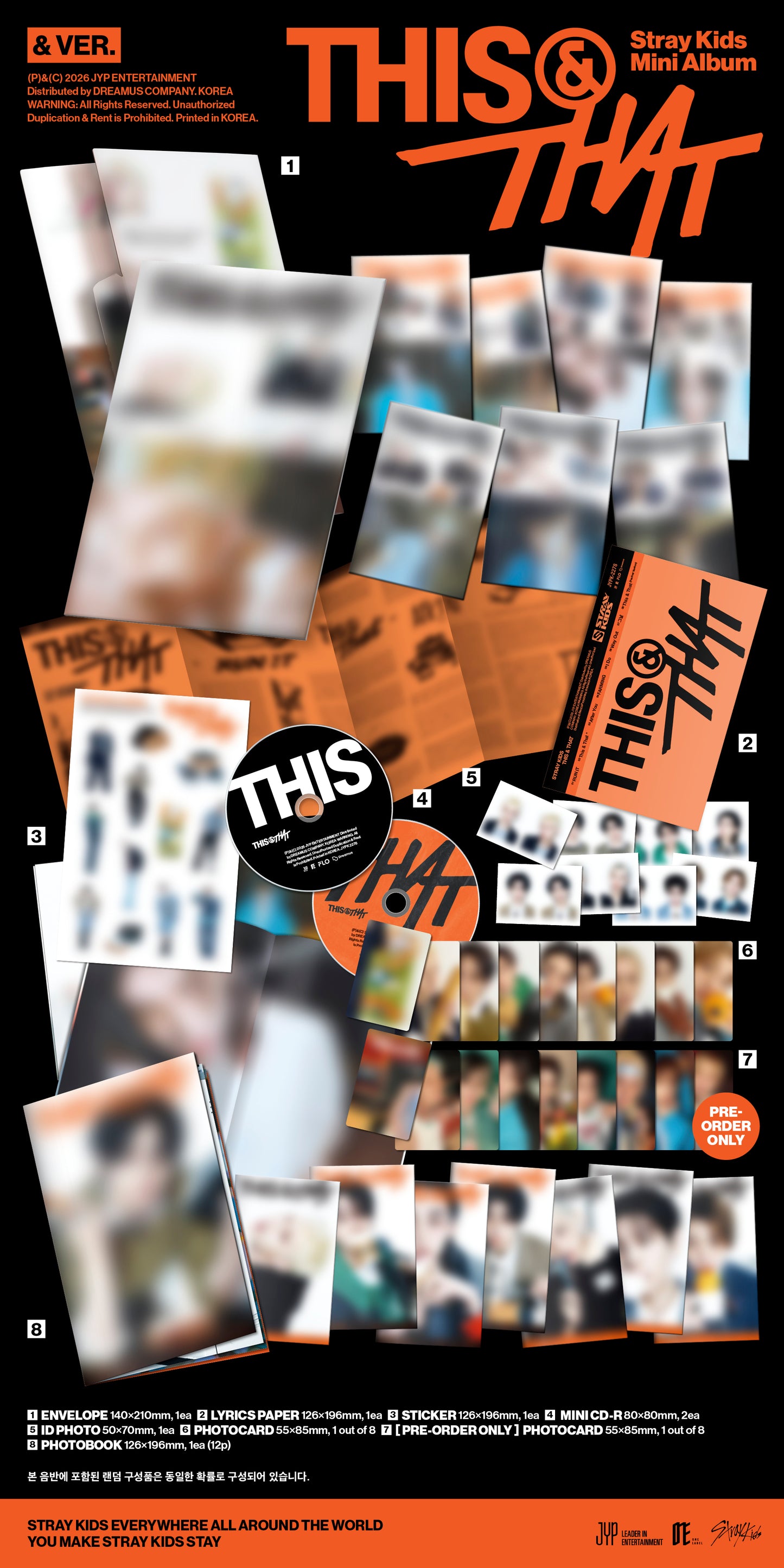 STRAY KIDS <THIS & THAT> & VER