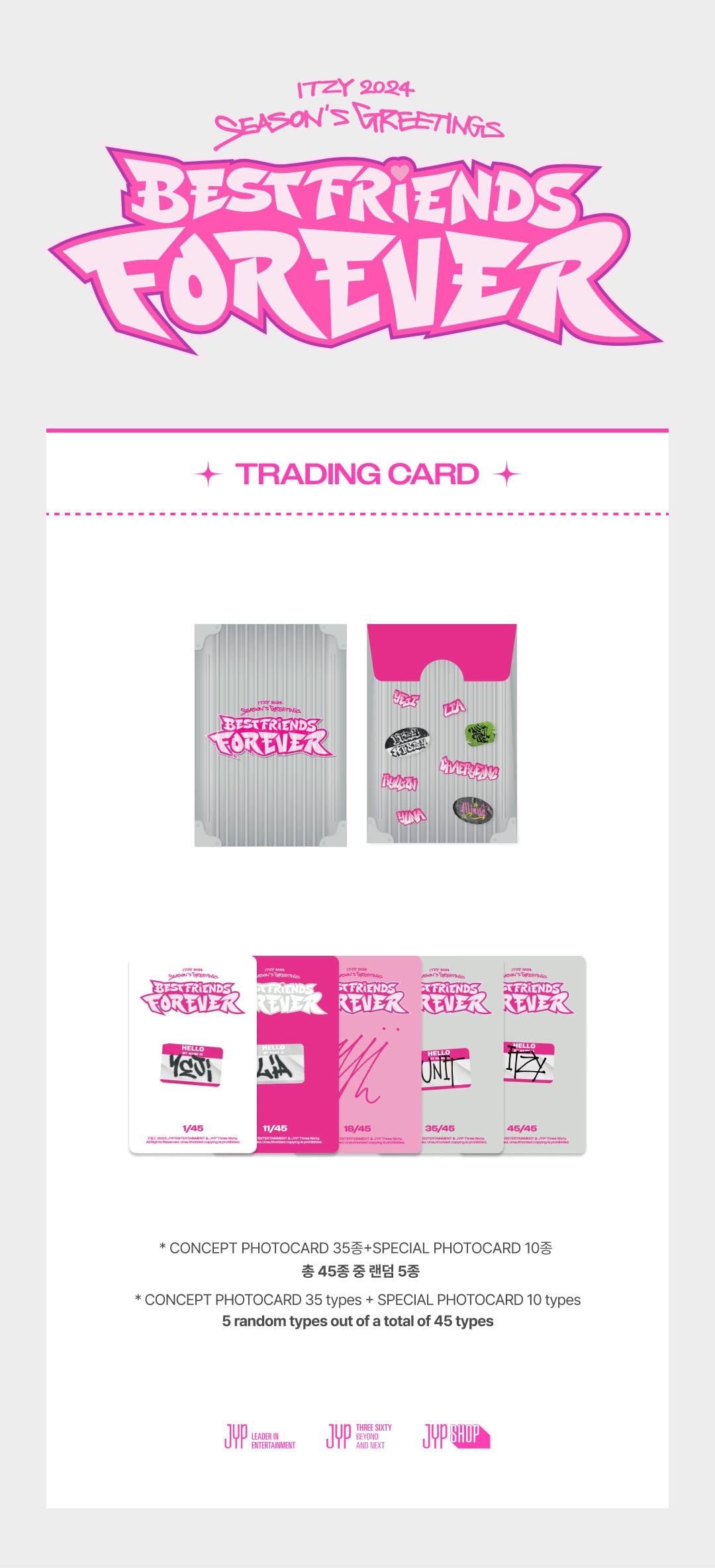 ITZY <2024 Best Friends Forever> TRADING CARD