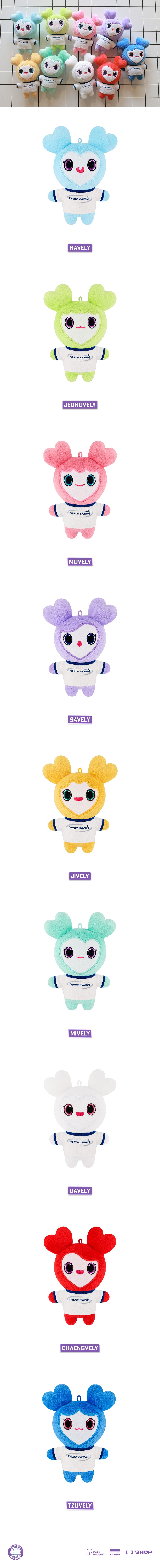 TWICE <10VE UNIVERSE> 2025 FANMEETING LOVELY PLUSH ORIGINAL Ver