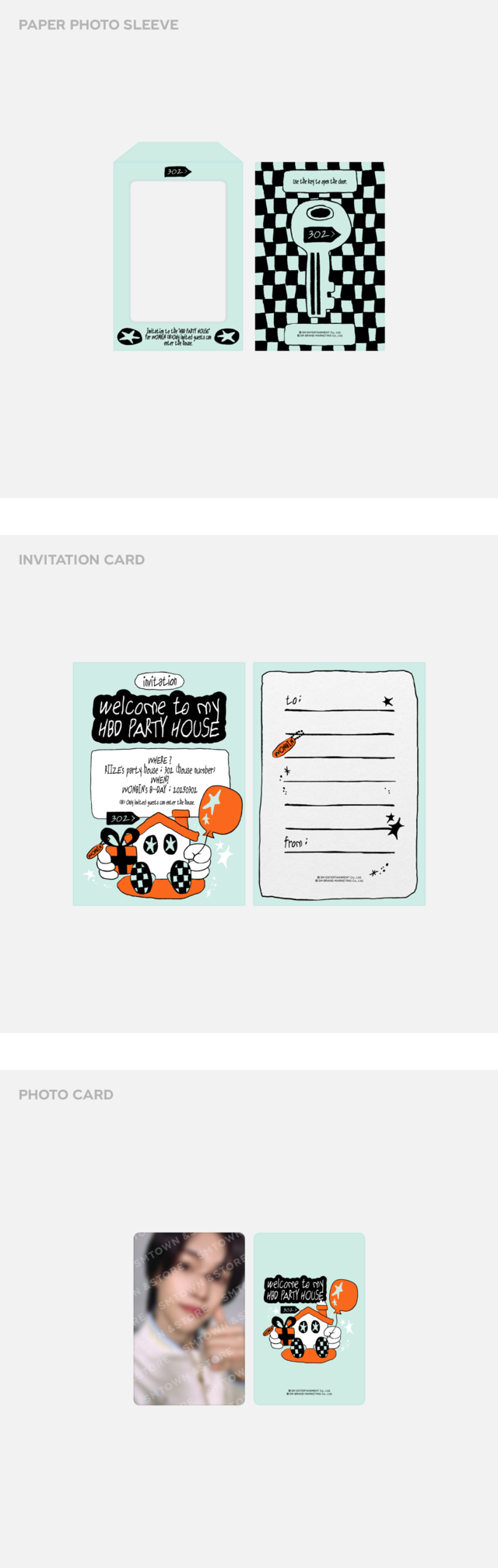 RIIZE WONBIN<artist birthday party card></artist>