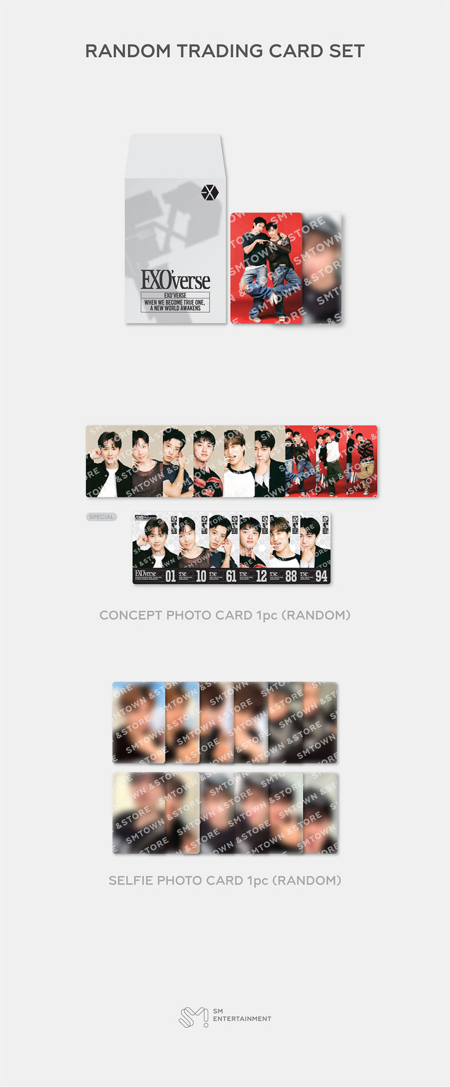EXO <EXO'verse> 2025 EXO FANMEETING RANDOM TRADING CARD SET