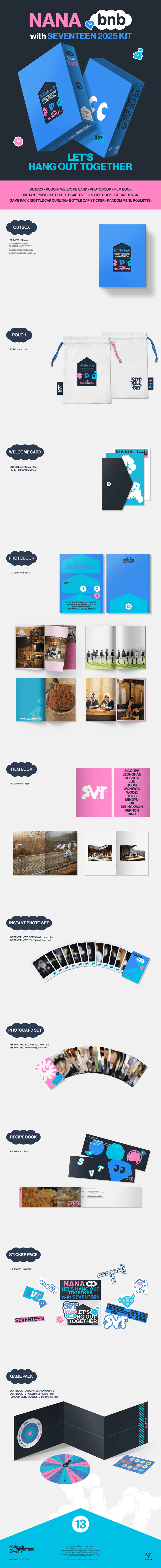 SEVENTEEN <NANA bnb with SEVENTEEN> 2025 KIT