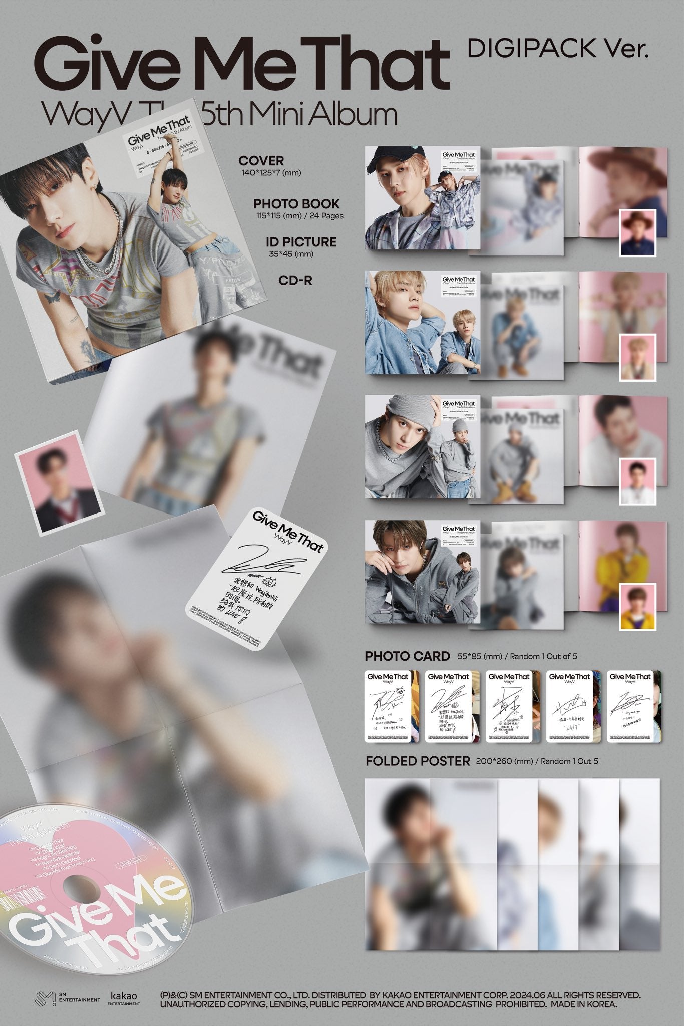 WayV <GIVE ME THAT> DIGIPACK