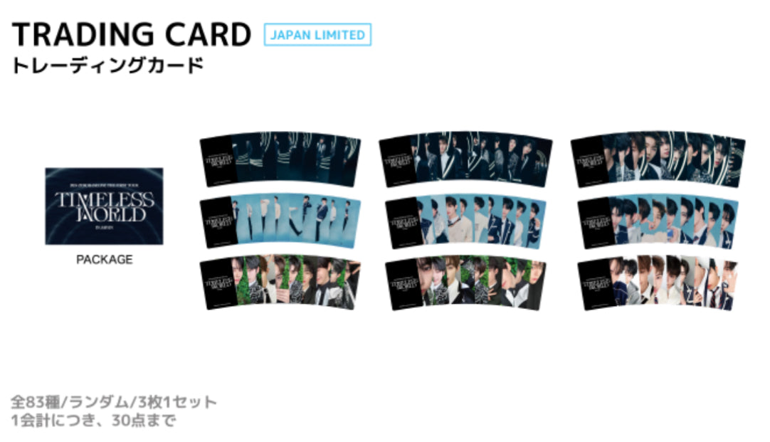 ZEROBASEONE <TIMELESS WORLD in JAPAN> RANDOM TRADING CARD