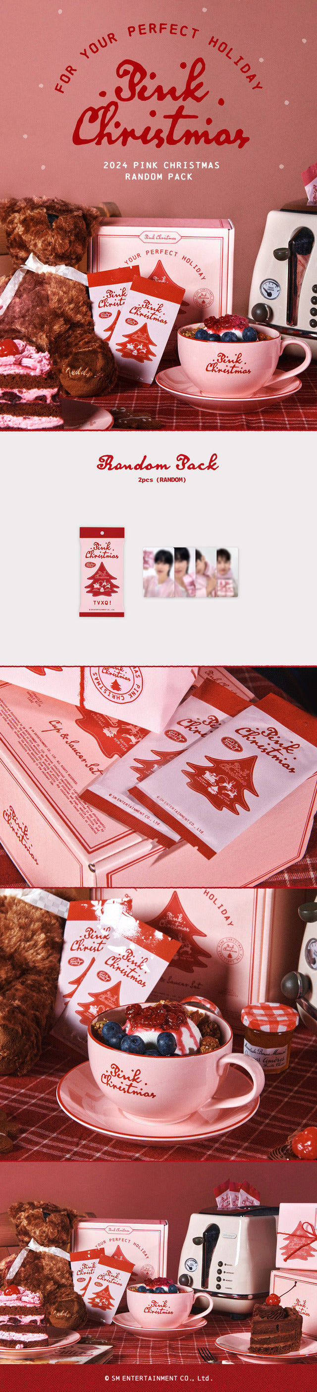 TVXQ <PINK CHRISTMAS 2024> Random Trading Card