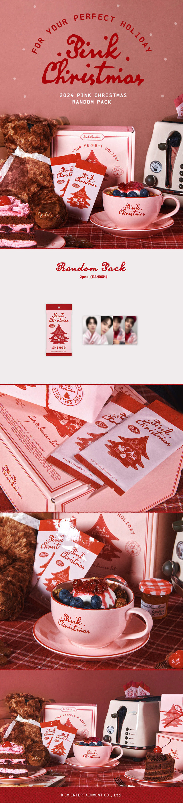 SHINee <PINK CHRISTMAS 2024> Random Trading Card