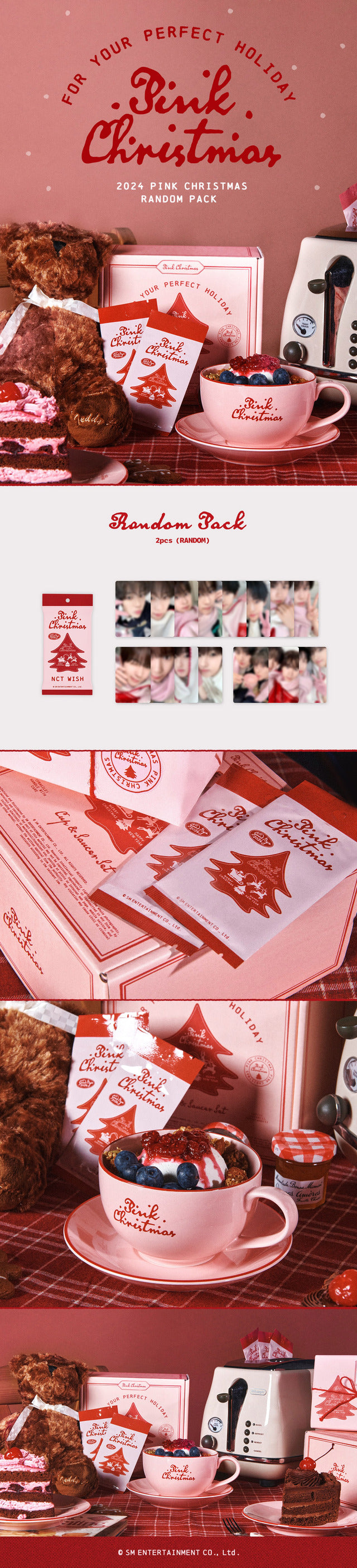 NCT WISH <PINK CHRISTMAS 2024> Random Trading Card