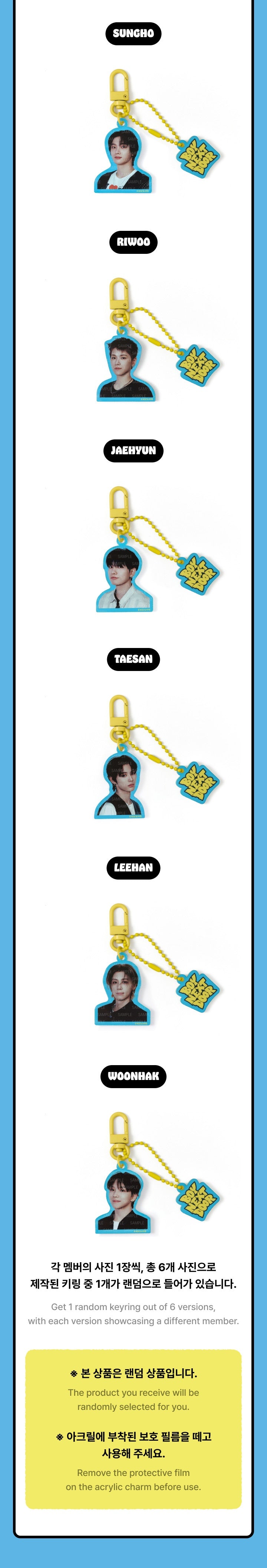 BOYNEXTDOOR <'KNOCK ON Vol.1' FINAL> Lucky Draw (Keyring)