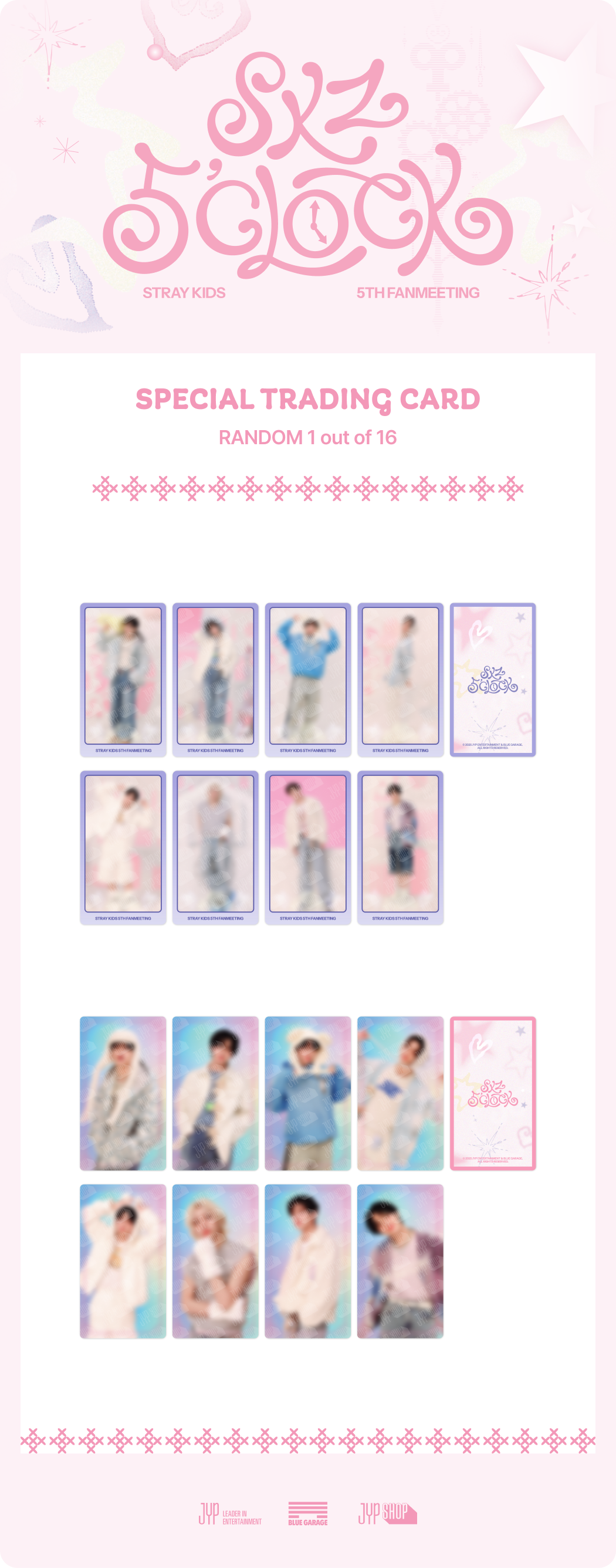 STRAY KIDS <SKZ 5'CLOCK> SPECIAL TRADING CARD