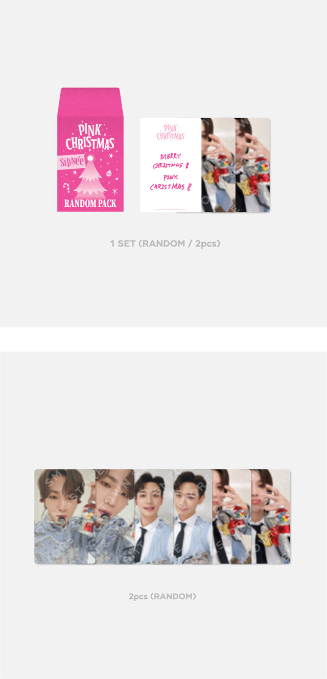SHINEE <PINK CHRISTMAS 2023> Random Trading Card