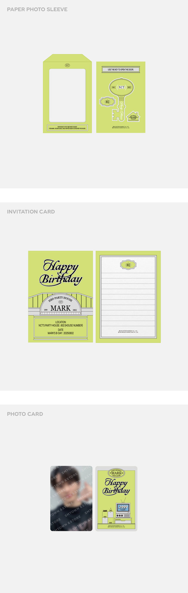 MARK <ARTIST BIRTHDAY PARTY CARD>