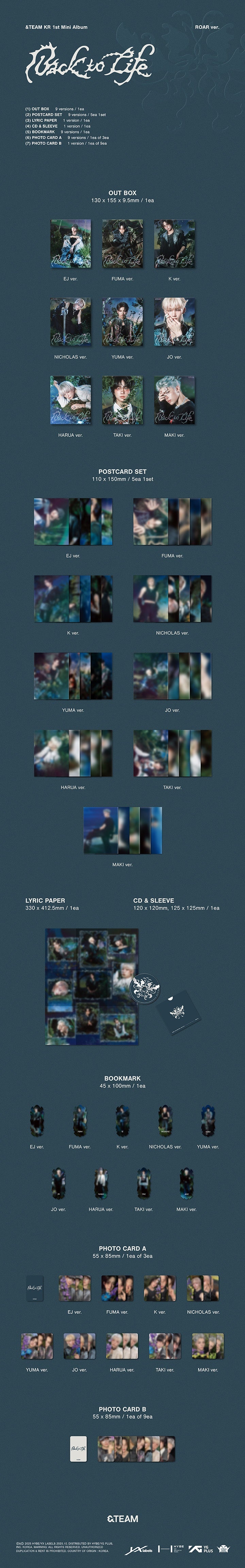 &TEAM <Back to Life> ROAR ver