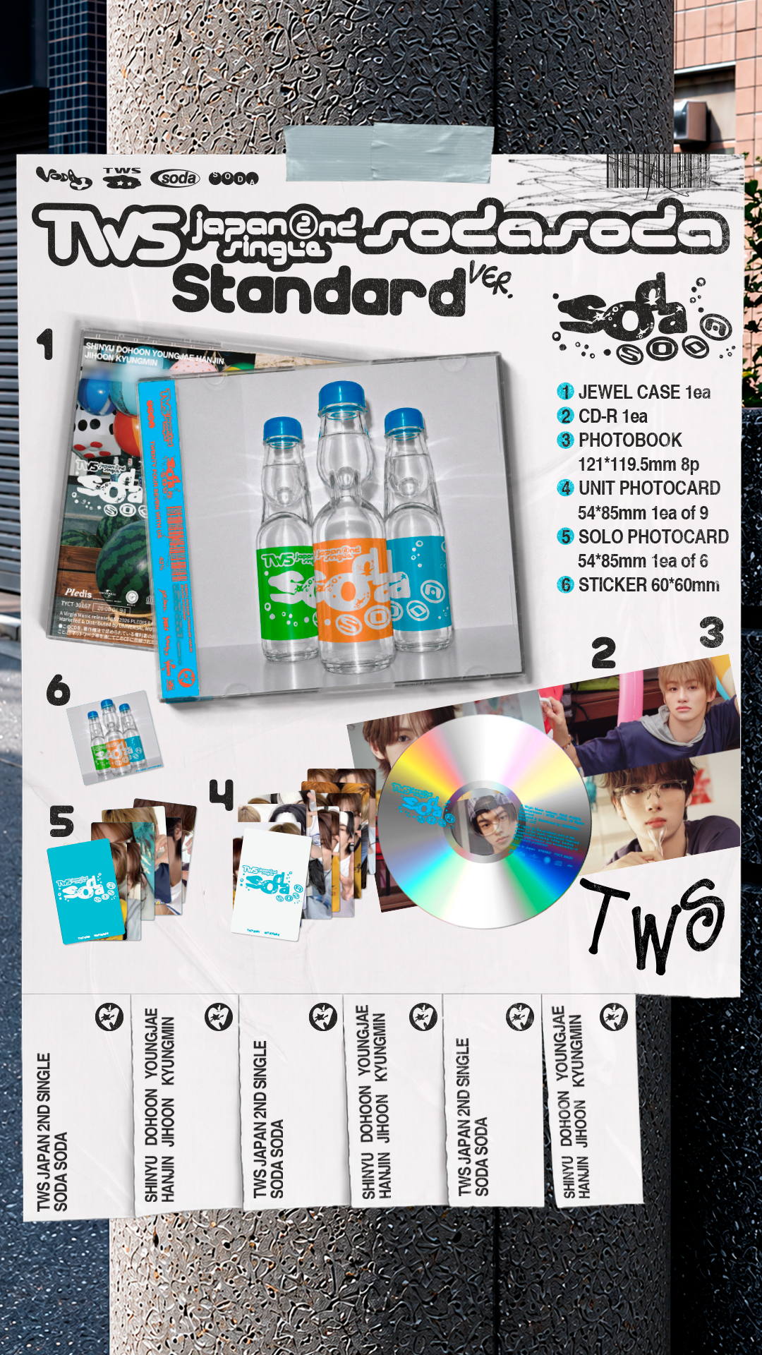 TWS <SODA SODA> JAPAN 2nd Single STANDARD VER