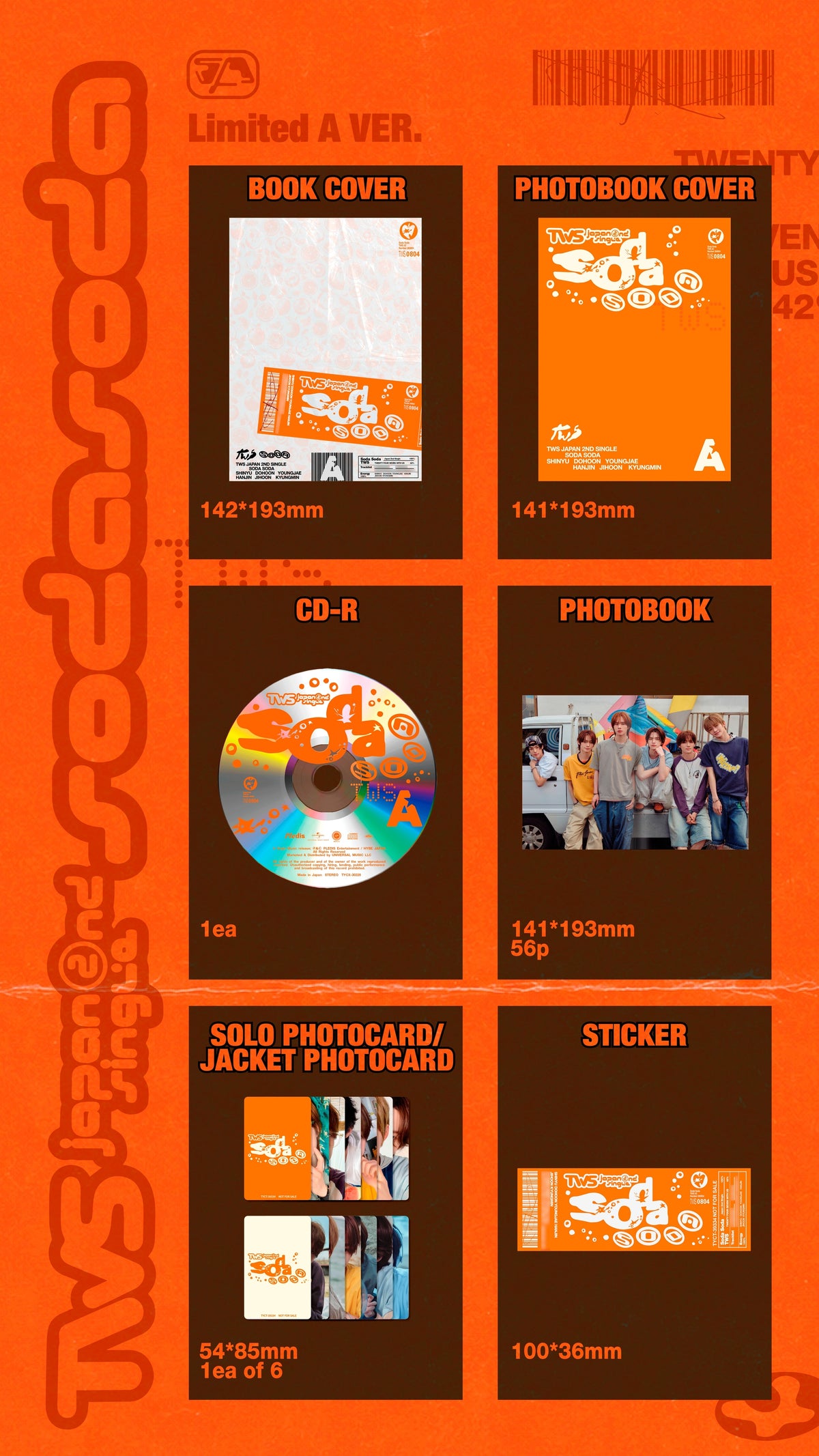 TWS <SODA SODA> JAPAN 2nd Single LIMITED A VER