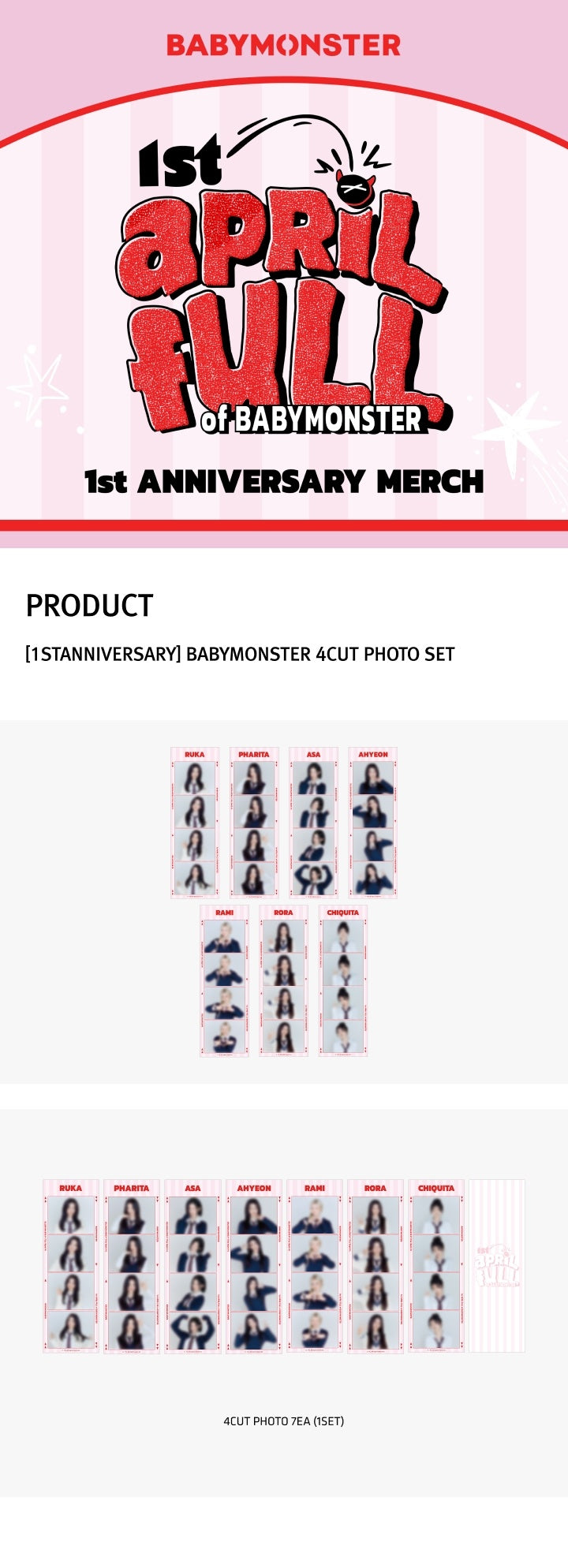 BABYMONSTER <4月1日 BABYMONSTER 满满的> 4张精选照片集