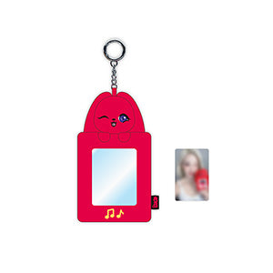 [PREORDER] YUQI <MOTIVATION> OFFICIAL MD GIGI PLUSH PHOTO CARD HOLDER KEY RING (WINK ver.)