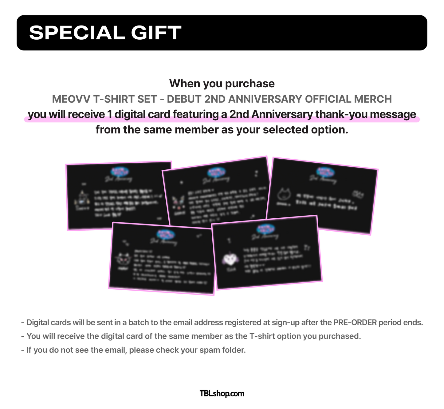 [PREORDER 15/9 CLOSED] MEOVV [LET'S MEOVV: DEBUT 2ND ANNIVERSARY] MEOVV T-SHIRT SET ANNA