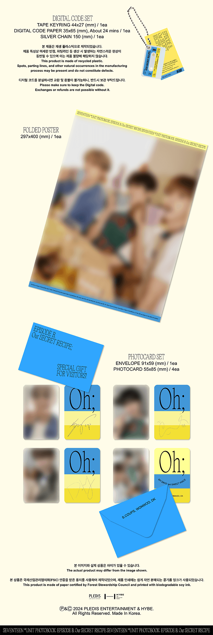 SEVENTEEN 小分队写真集'EPISODE A,B'