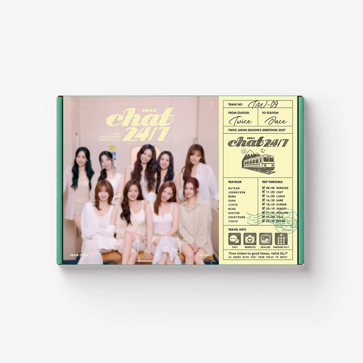 [PREORDER 24/10 CLOSED] TWICE [CHAT 24/7] 2027 JAPAN SEASON’S GREETINGS