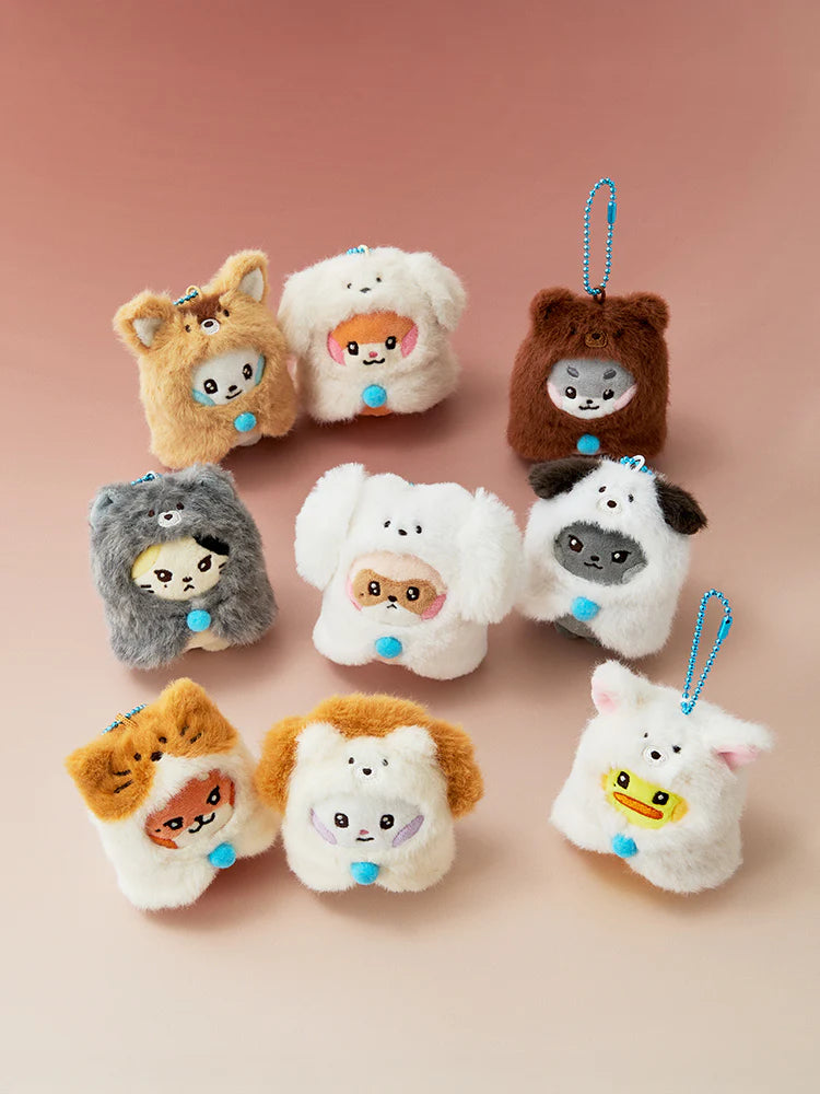 零基一<zeroni fluffy wonderland>迷你毛绒钥匙扣</zeroni>