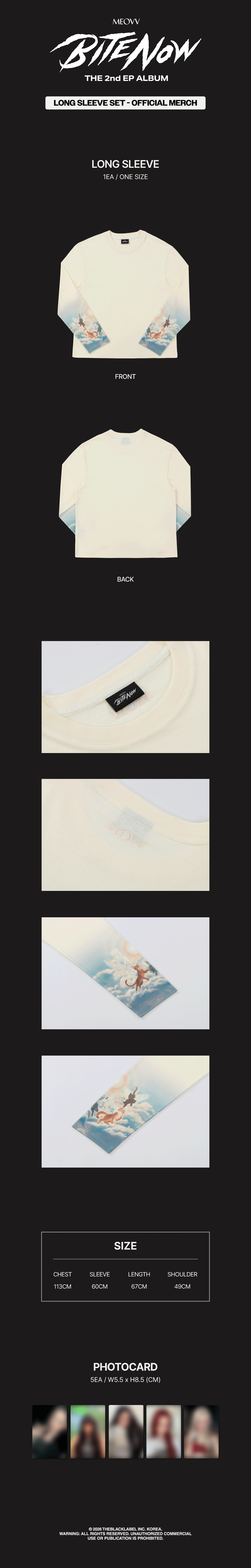 [PREORDER 13/6 CLOSED] MEOVV <BITE NOW> OFFICIAL MD MEOVV LONG SLEEVE SET