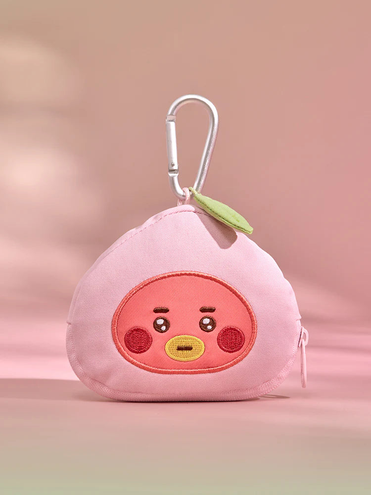[PREORDER] BTS BT21 <PEACH HOLIC> FACE POUCH KEYRING