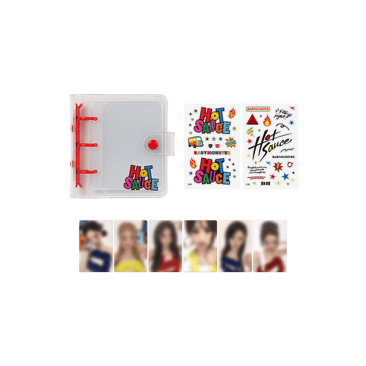 BABYMONSTER <HOT SAUCE> PVC PHOTOCARD BINDER + STICKER SET