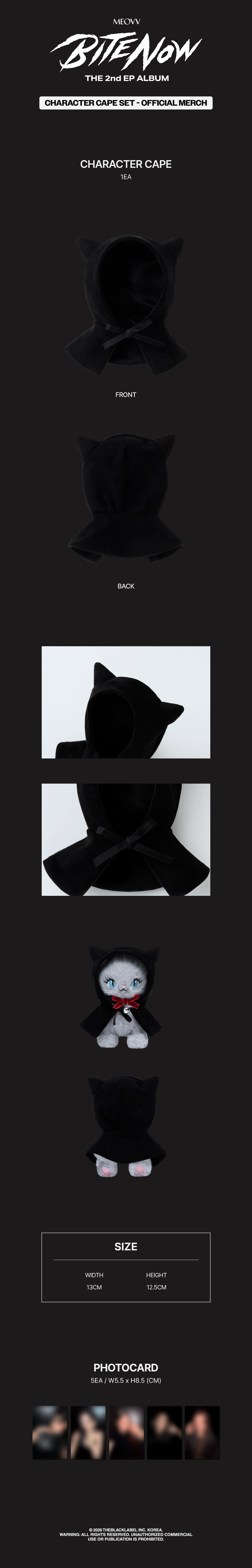 [PREORDER 13/6 CLOSED] MEOVV <BITE NOW> OFFICIAL MD MEOVV CHARACTER CAPE SET