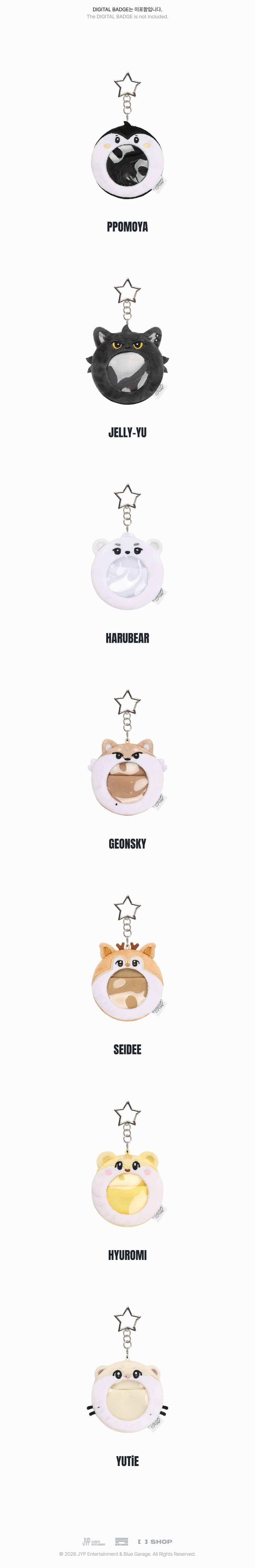 [PREORDER 24/10 CLOSED] NEXZ [SAUCIN' THE WORLD] NEXZOO BADGE HOLDER