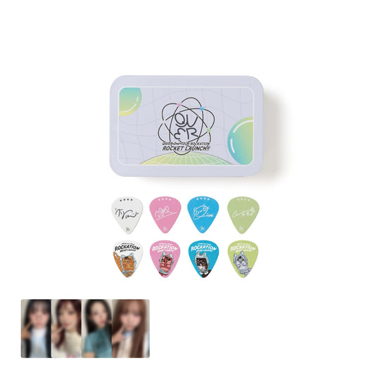 [PREORDER 29/8 CLOSED] QWER [ROCKATION : ROCKET LAUNCH!!] IN SEOUL OFFICIAL MD SIGNED PICK SET